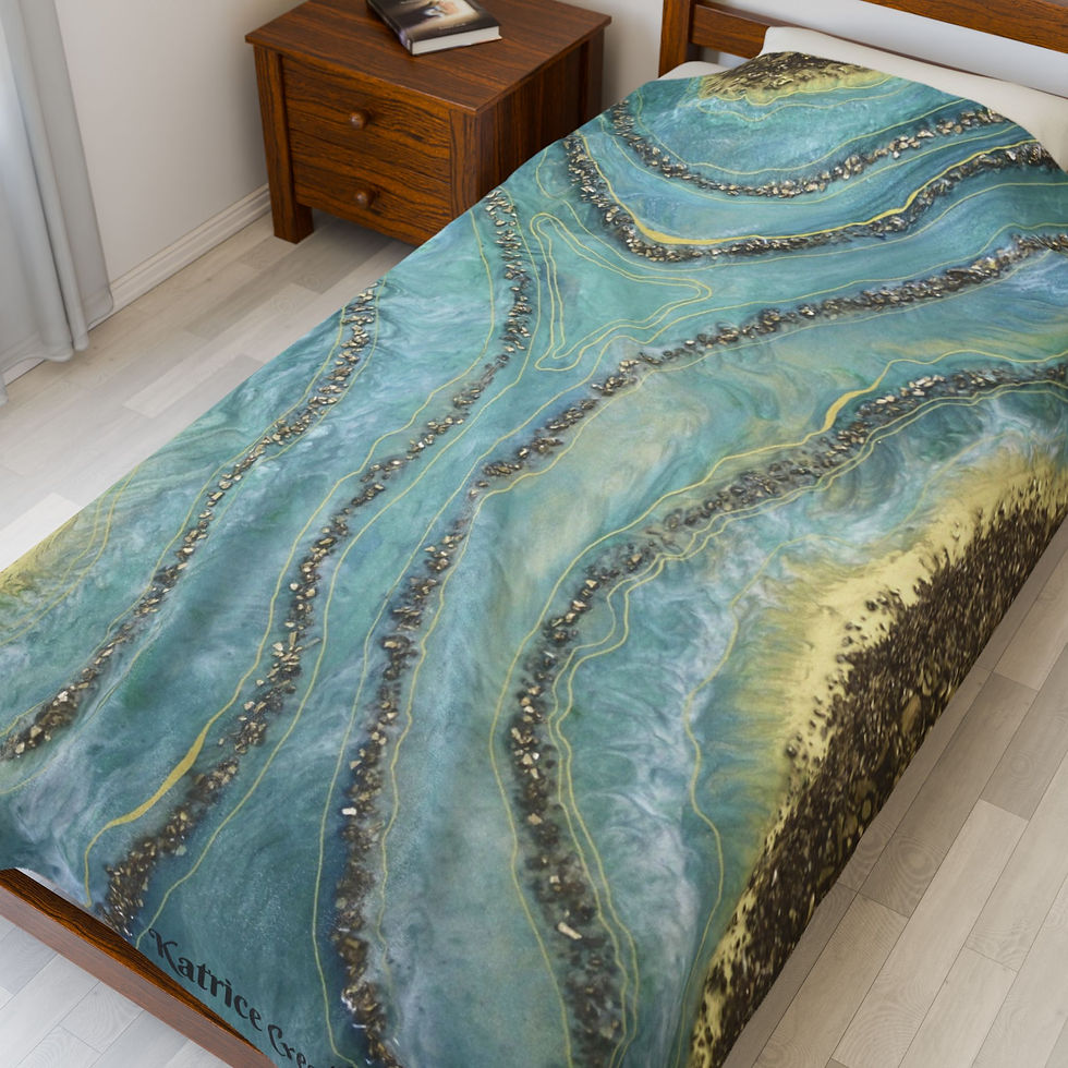 Thumbnail: Velvet Blanket - Serene River 