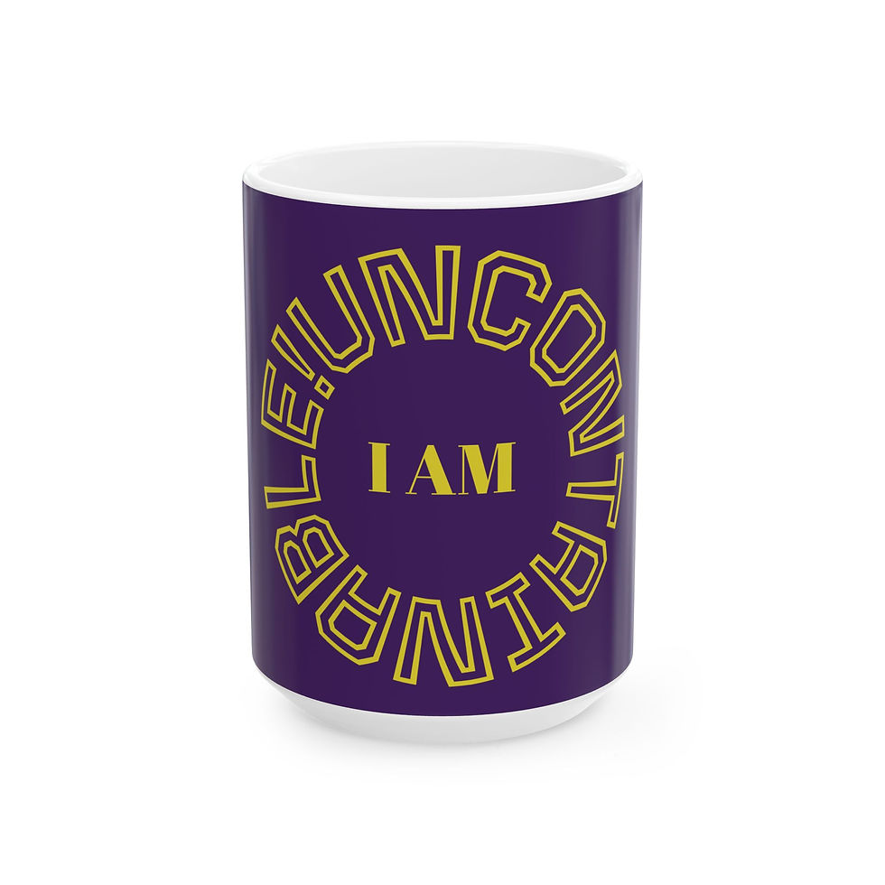 Thumbnail:  Ceramic Mug — I AM Uncontainable!