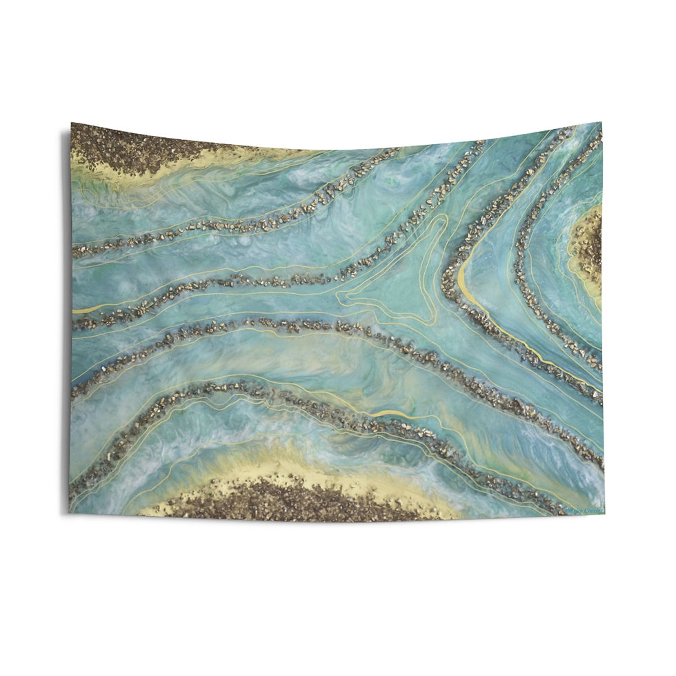 Thumbnail: Indoor Wall Tapestry | Boho Home Decor - Serene River