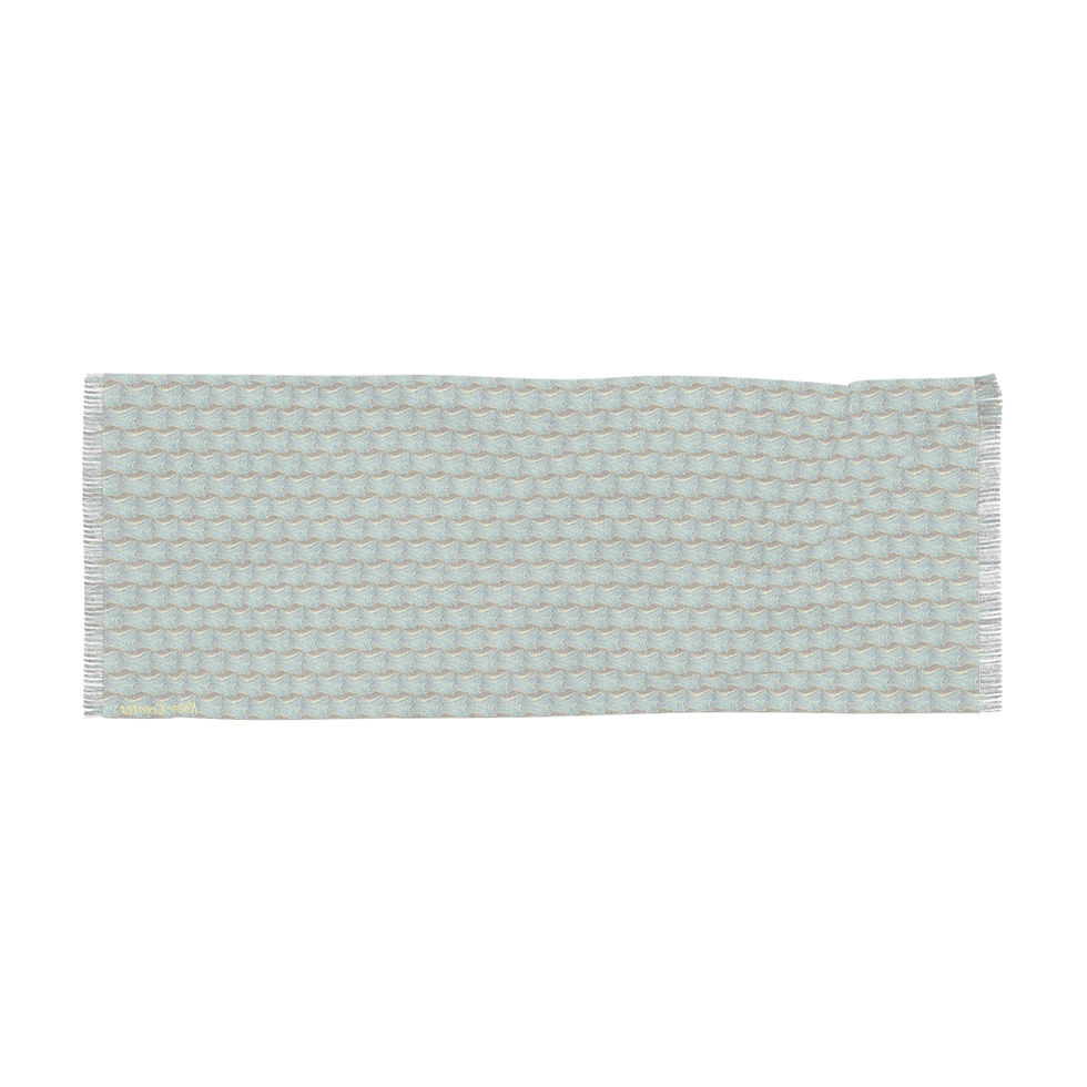Thumbnail: Scarf,  Lightweight Fringe Wrap -  CHALCO