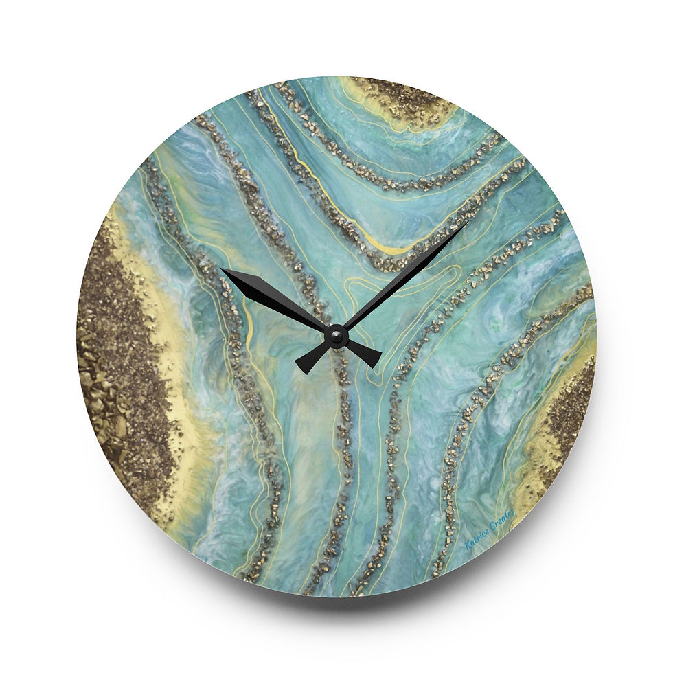 Thumbnail: Wall Clock - Serene River 