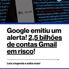 Google emite aviso urgente para usuários do Gmail após falha grave!