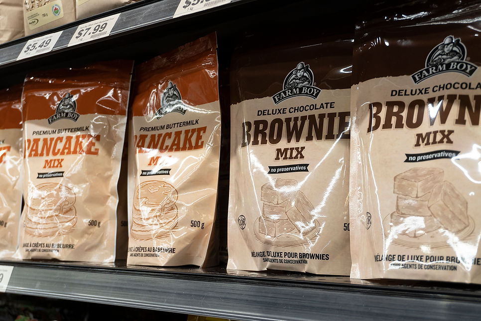 Farm Boy mixes in pouches
