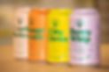 City Seltzer printed cans