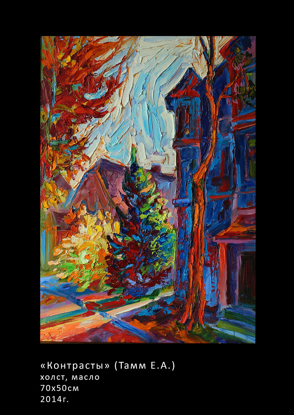 контрасты, хм, 70х50, 2014