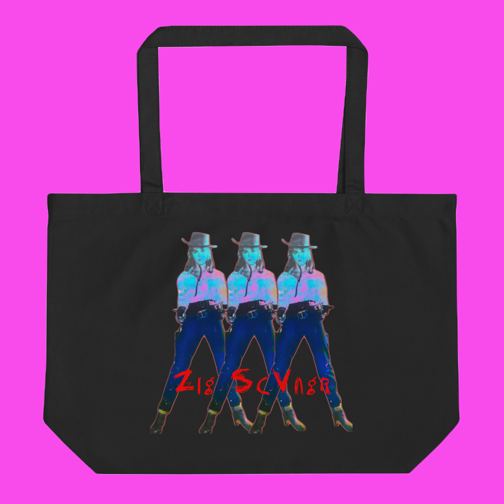 Large organic tote bag