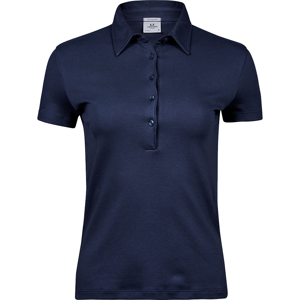 Thumbnail: Tee Jays Women's Pima Cotton Polo