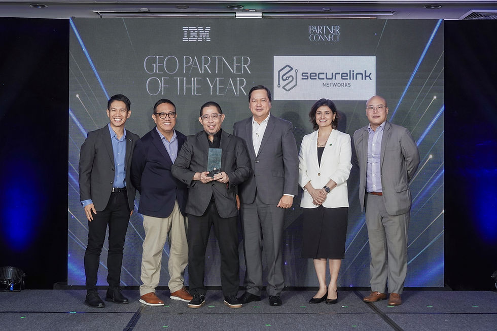 SecureLink Networks Receives IBM Geo Partner of the Year Award and Achieves Gold Partner Status