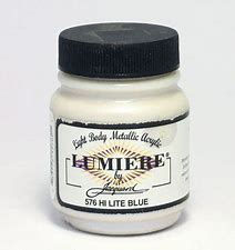 Lumiere Fabric Paint - HI LITE BLUE