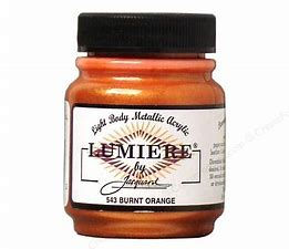 Lumiere Fabric Paint - BURNT ORANGE