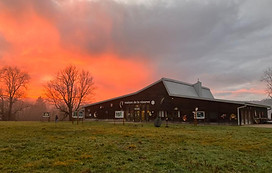 Coucher de soleil sur la Maison de la Réserve