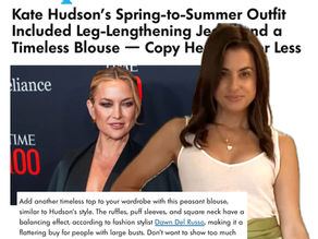 People Kate Hudson’s Spring-to-Summer Outfit Included Leg-Lengthening Jeans and a Timeless Blouse