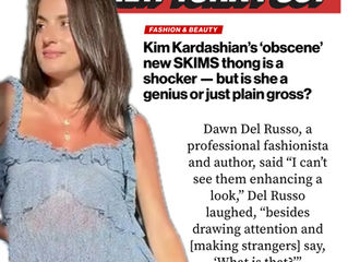 New York Post Kim Kardashian’s ‘obscene’ new Skims thong is a shocker