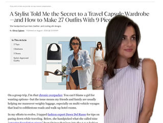 InStyle: A Stylist, Dawn Del Russo, Told Me the Secret to a Travel Capsule Wardrobe