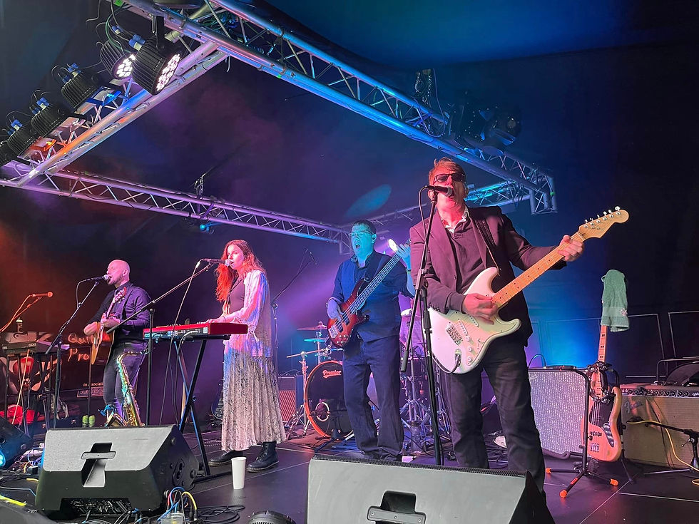 Fleetwood Mac tribute band Landslide performing live.