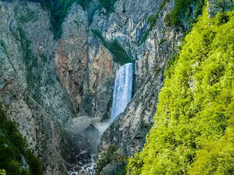 The Boka Waterfall: A Majestic Wonder in Slovenia