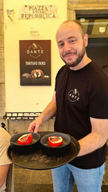Dante owner with tartufo rosso