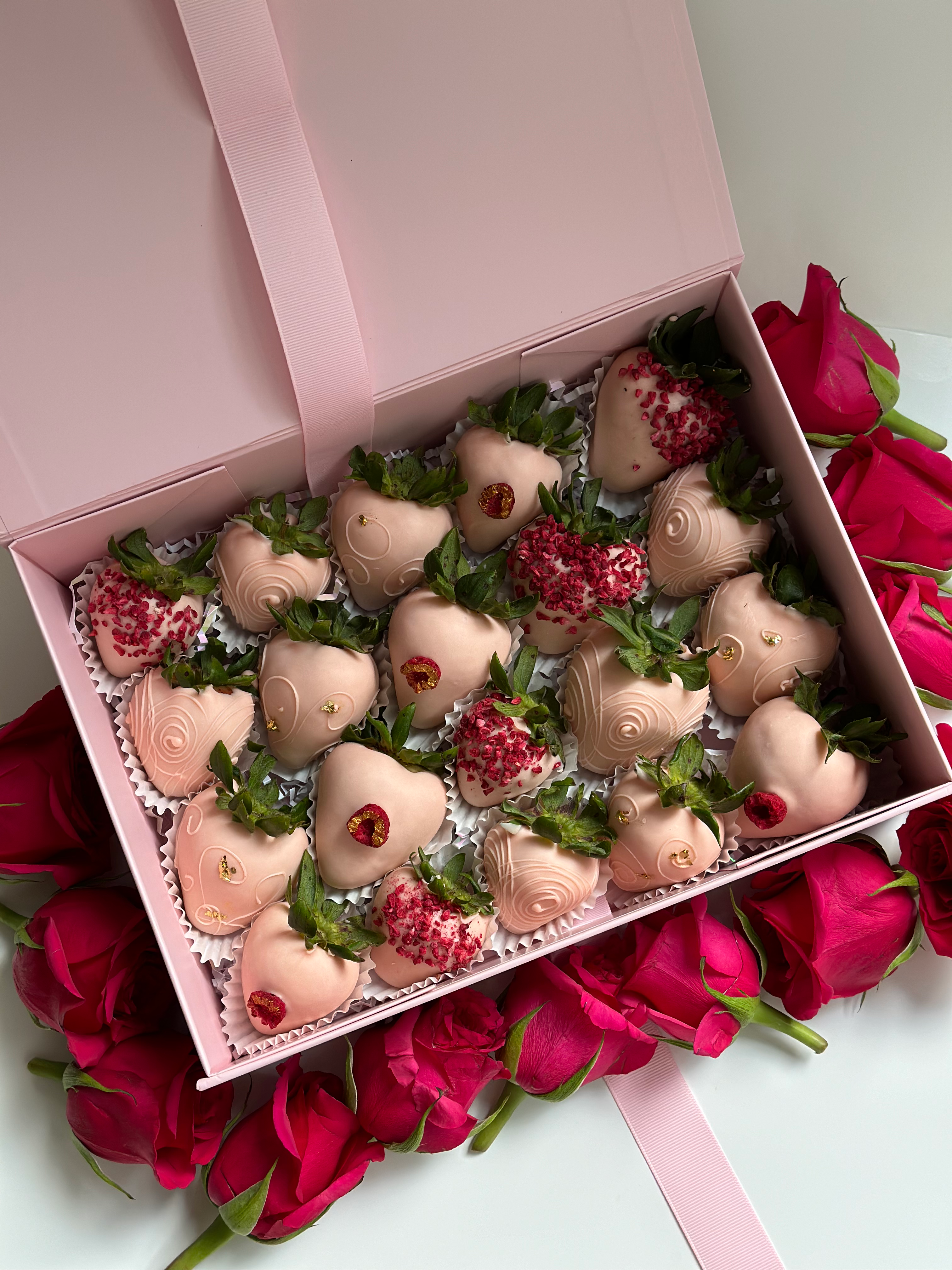 Pink Velvet Strawberries