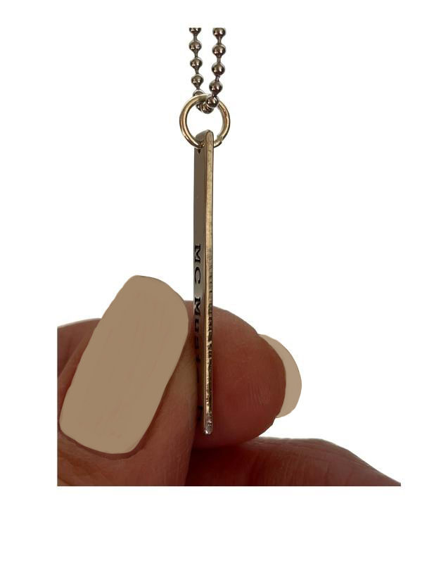 Thumbnail: 1" Stainless Steel Bar Necklace