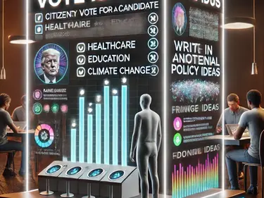 Ranked Voting for Policy Priorities with Citizen Write-In System