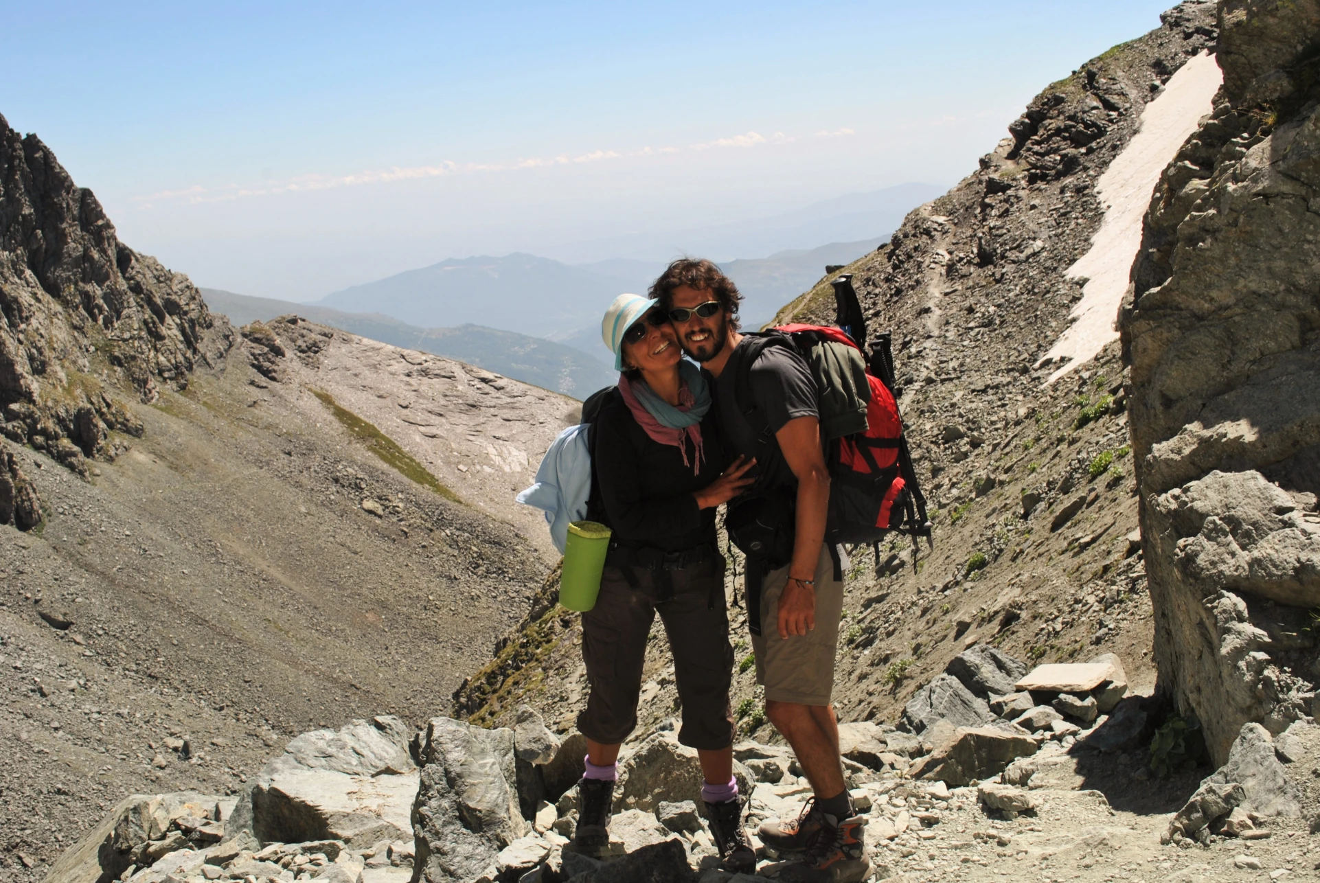 uscita del Buco di Viso Monviso