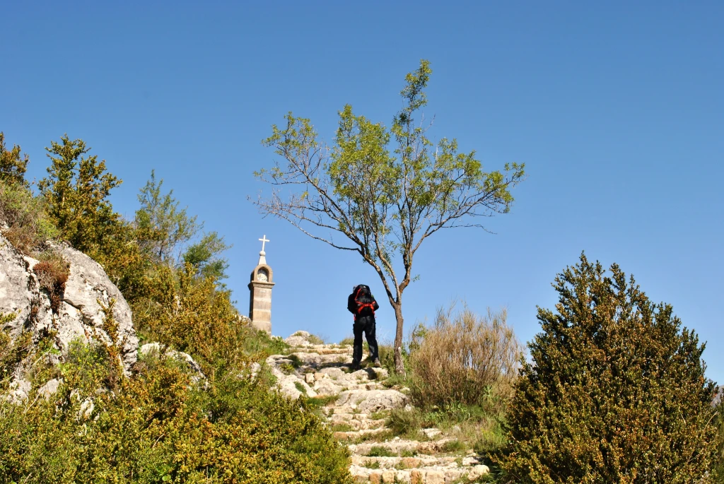 sentiero Chapelle Notre-Dame du Roc provenza francia