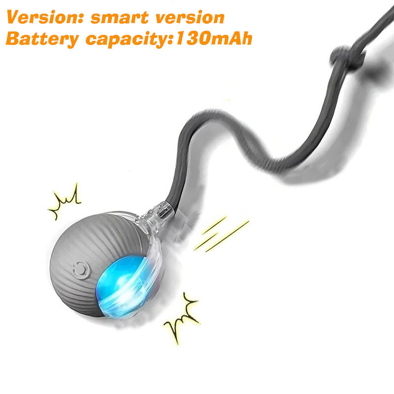 Thumbnail: New Cat Interactive Ball Toy,Automatic Rolling Cat Ball Rechargeable,Smart Kitte