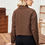 Thumbnail: Full Sleeve Solid Brown Jacket