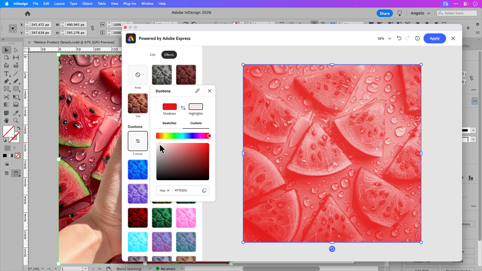 Edit Images Faster in InDesign with Adobe Express (New Update)