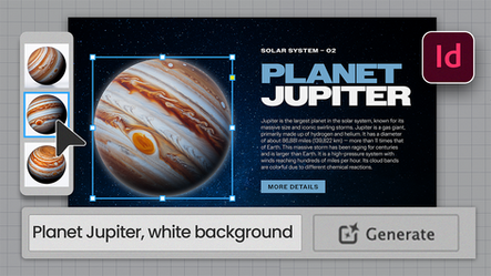 Learn how to remove backgrounds from AI-generated images in InDesign