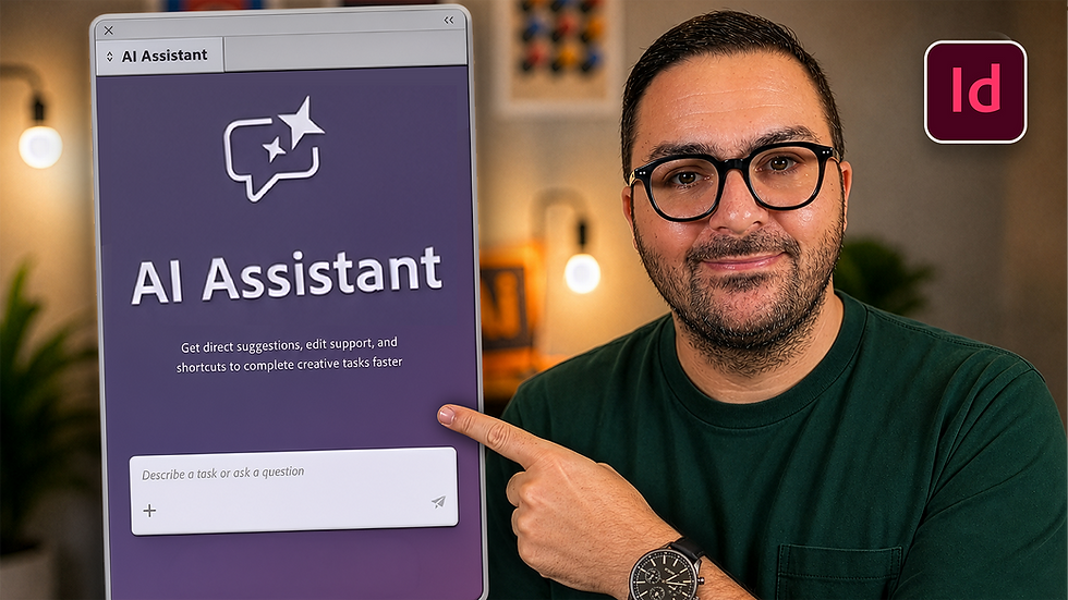 How to use the new AI Assistant in Adobe InDesign