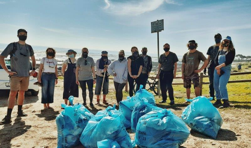 AQTIVwear in Cape Town organised a beach clean up to celebrate MPA Day on 1 August at Mouille Point Beach. (Image: Supplied)