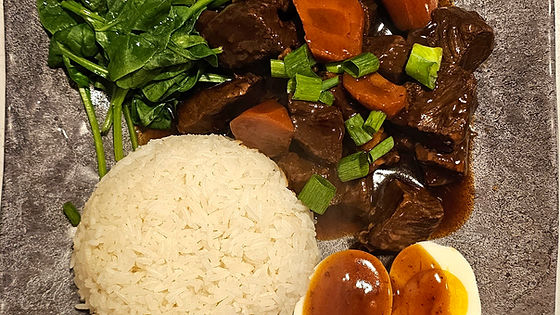 Beef on rice