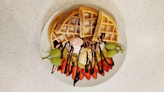 Fruits Waffle