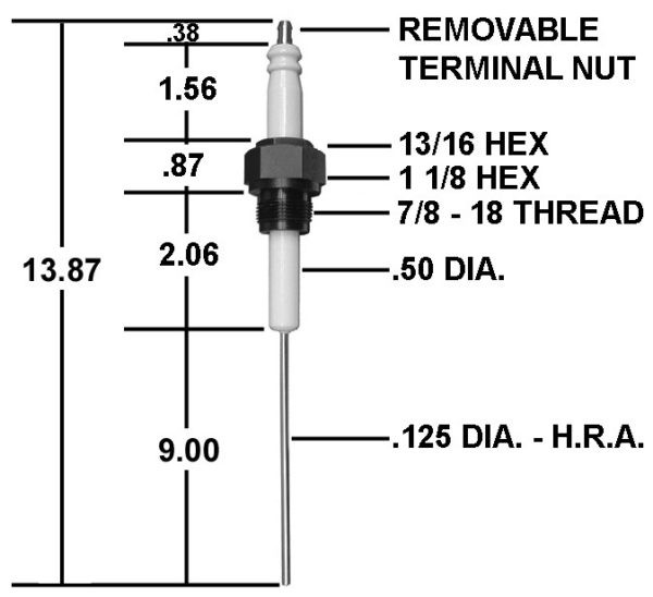 IGNITER / REPLACES AUBURN IC10 W/9″ TIP Crown Engineering