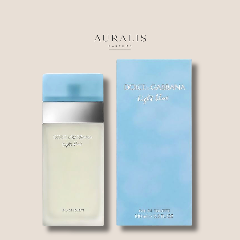 Botella y caja de perfume Dolce & Gabbana Light Blue