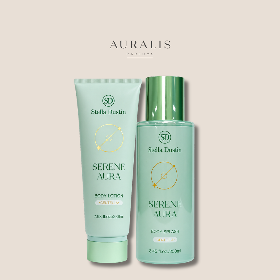 Set de loción corporal y splash Stella Dustin Serene Aura Coconut Dream