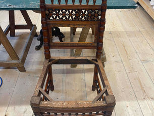 1870's chair by Alfred Waterhouse