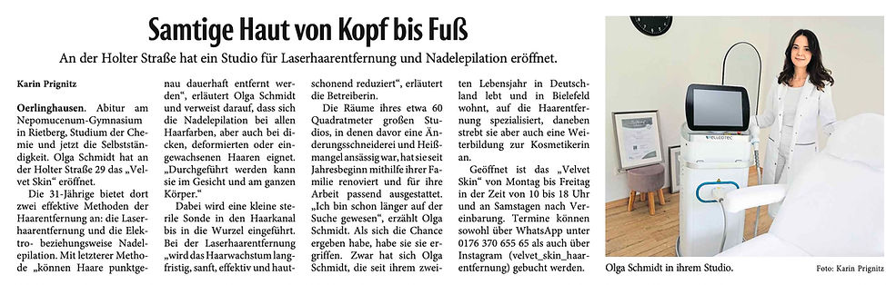 Quelle: Neue Westfälische 18./19.06.2025