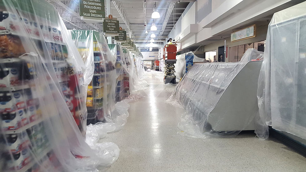 Supermarket interior renovation Miami