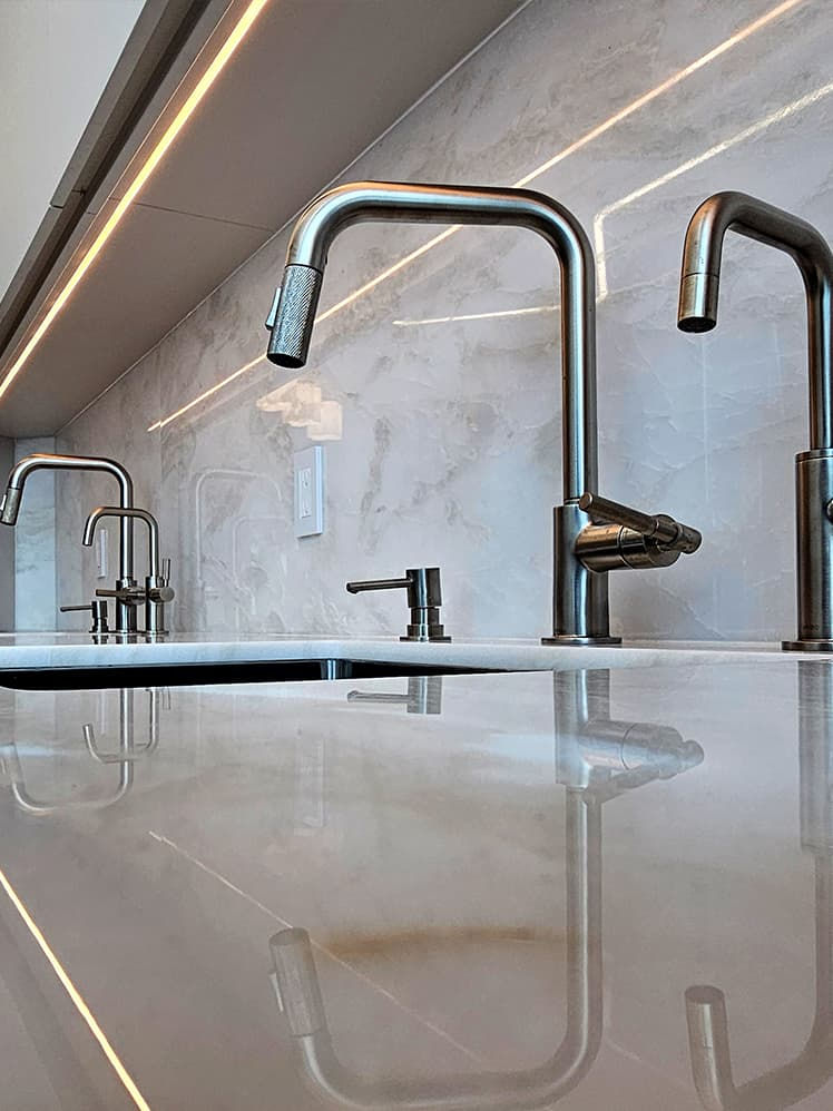 Jewish kitchen, natural stone