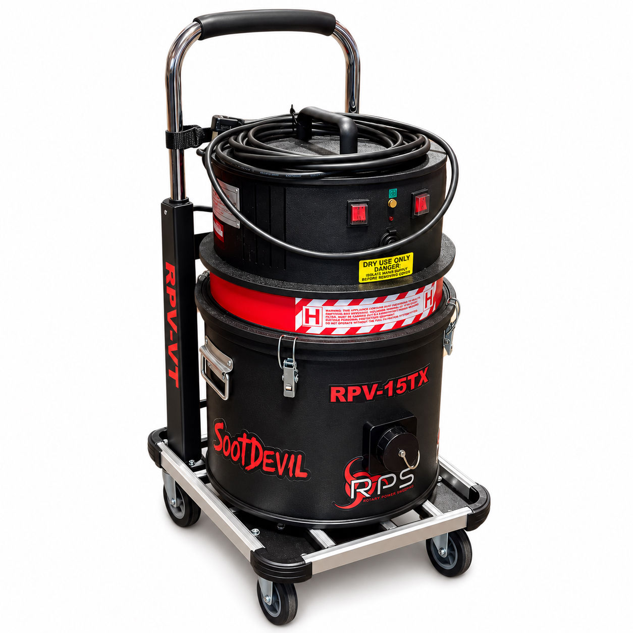 SootDevil Lightweight Vacuum Trolley