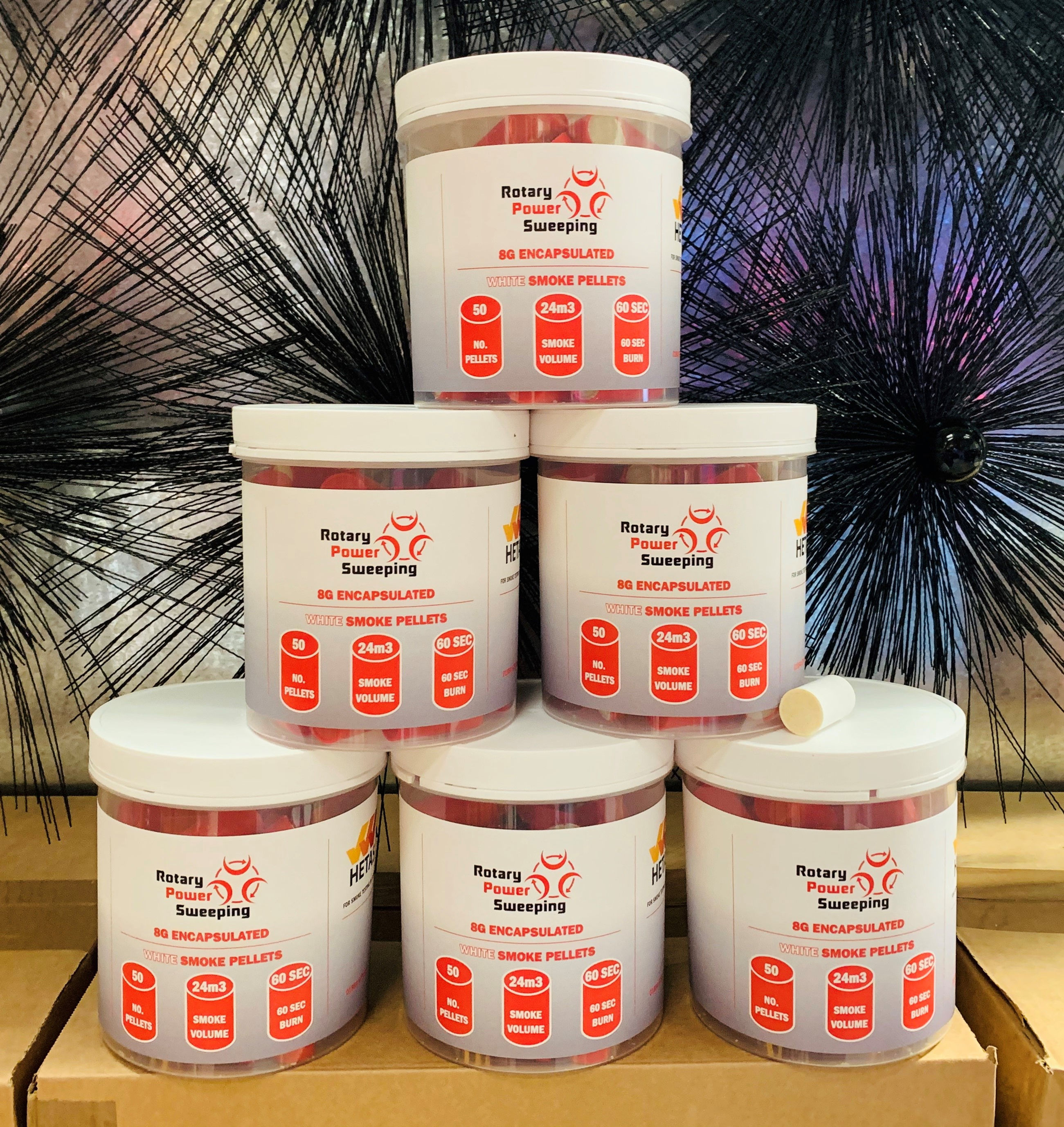 RPS 8g Encapsulated White Smoke Pellets (Tub of 50)