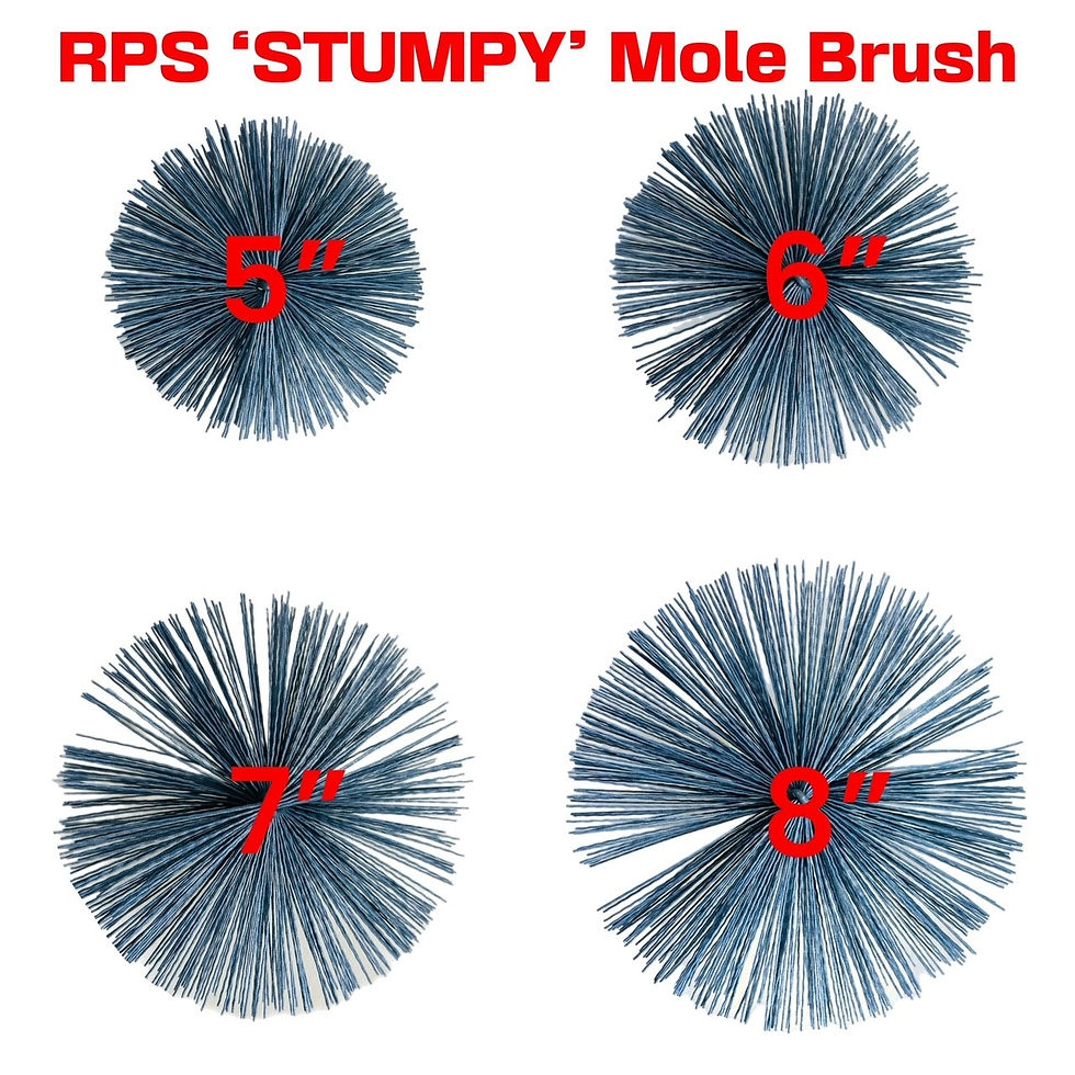 Miniatura: RPS 'Stumpy GRIT Mole' for 8/10mm rods - 5"/125mm - 14661
