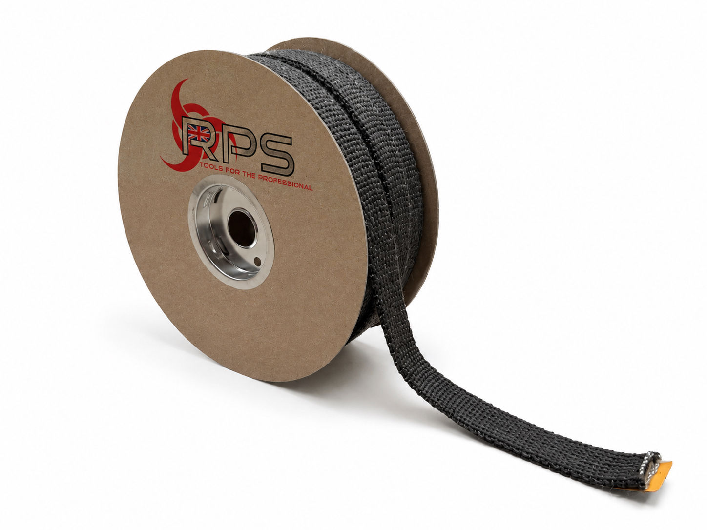 RPS Flat Stove Rope 25mm x 25m - Black