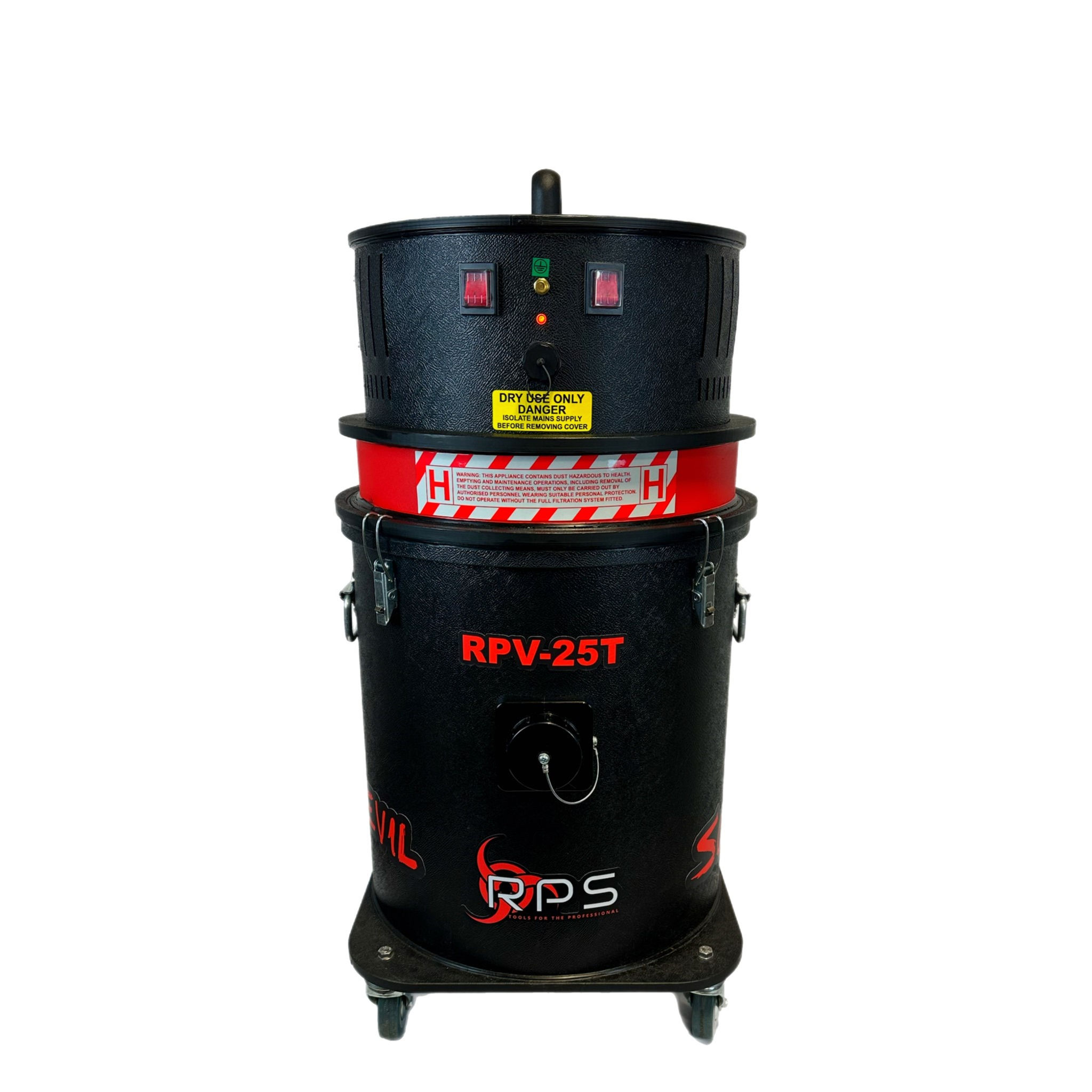 SootDevil RPV-25T HEPA Vacuum - Wheels - MK2