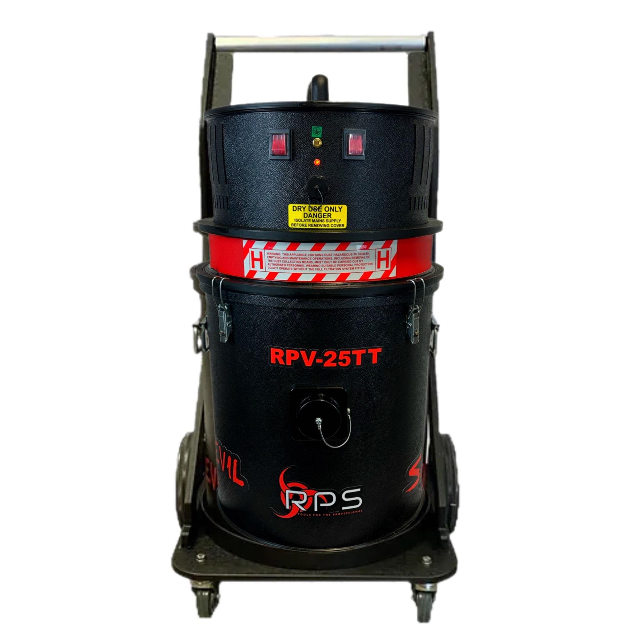 SootDevil RPV-25TT HEPA Vacuum With Trolley - MK2