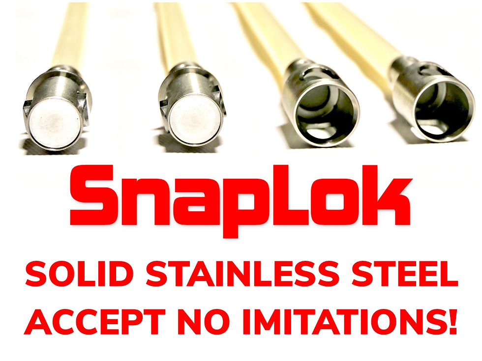 Miniaturbild: 5 x 12mm SnapLok Solid Nylon Rod