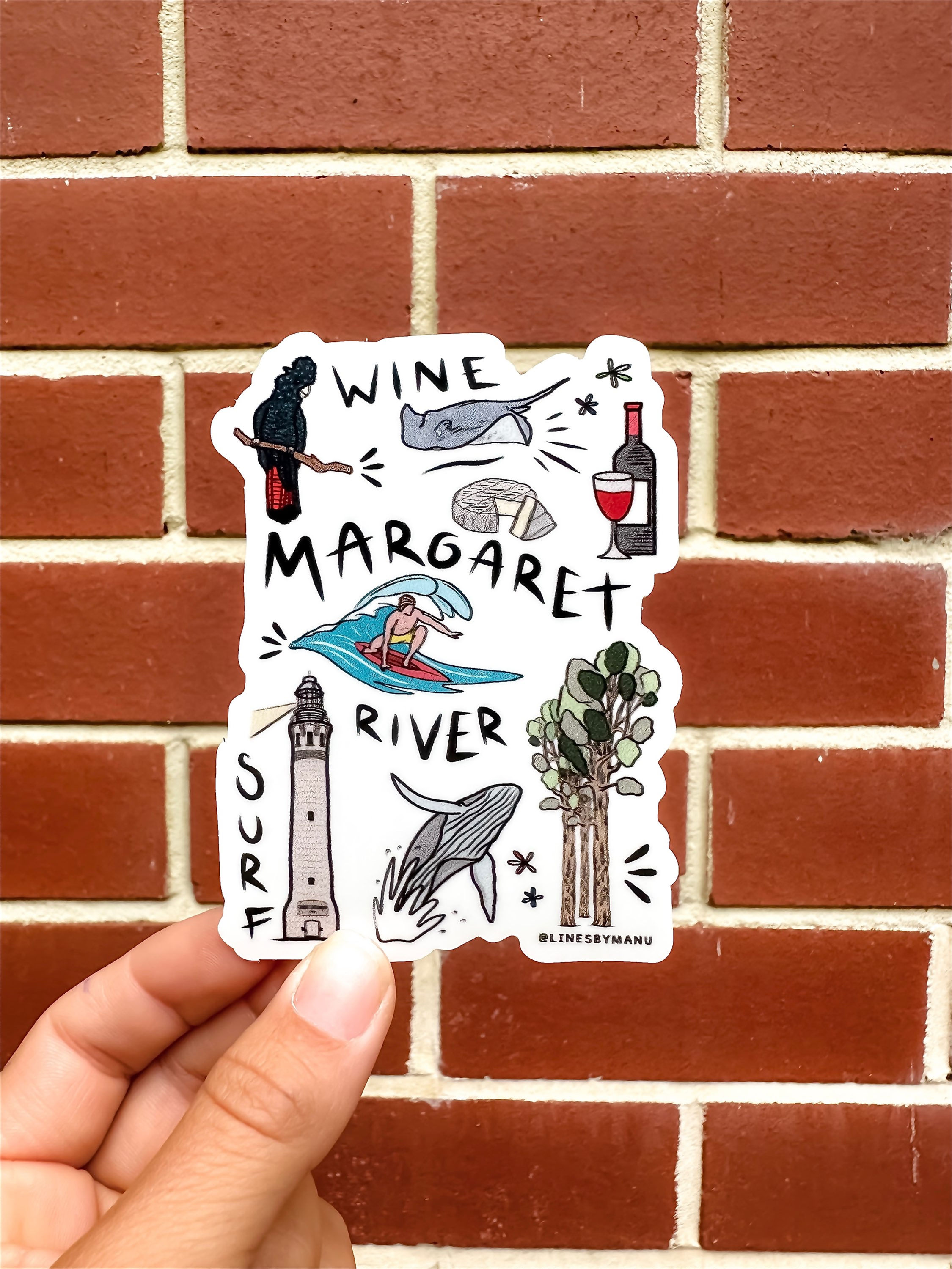 Margaret River Sticker