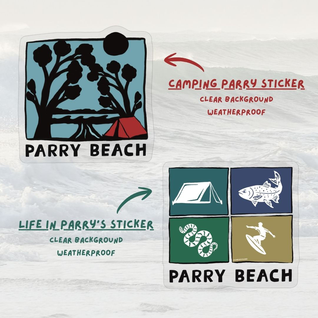 Parry Beach Sticker